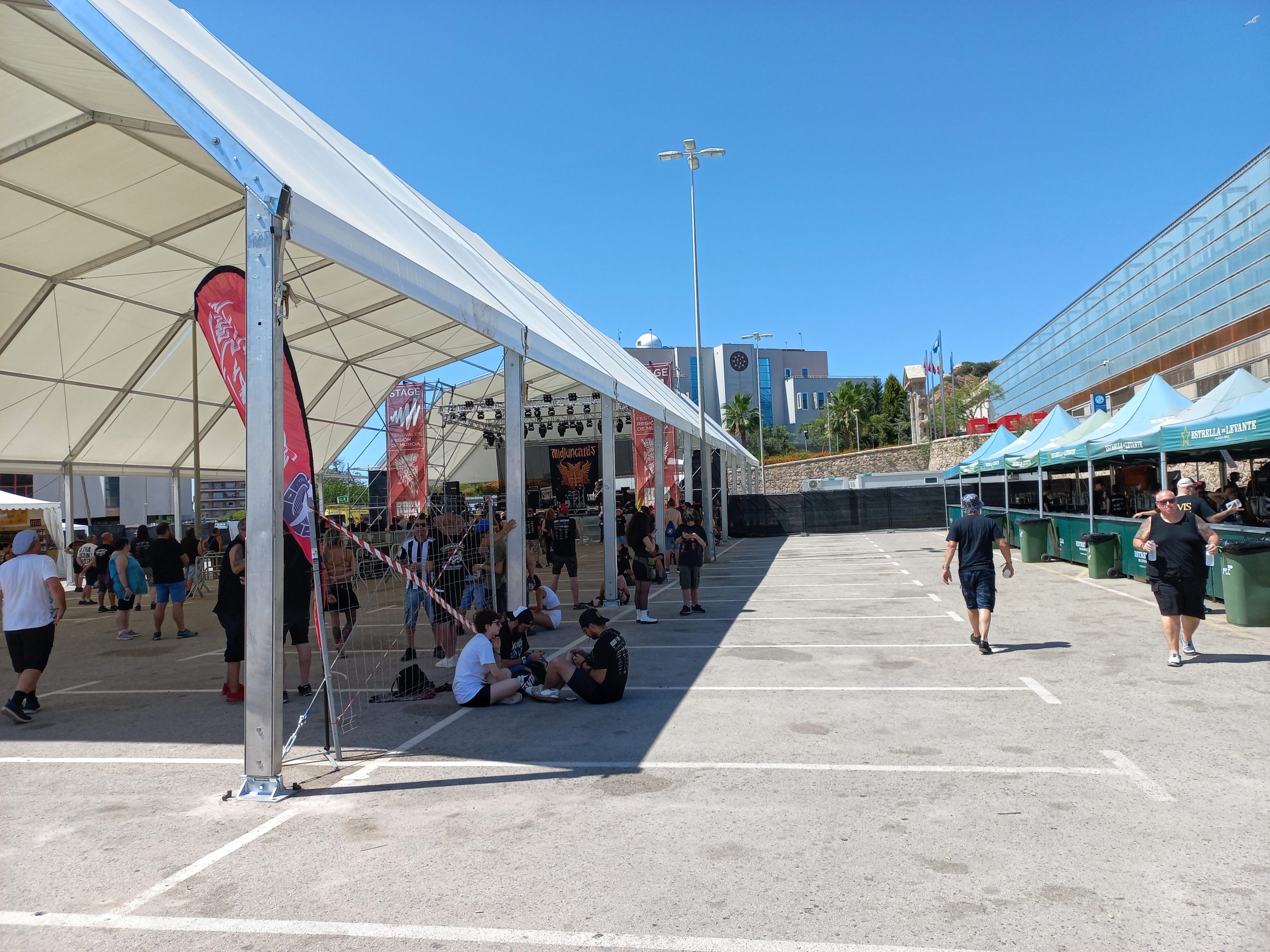 Carpa tercer escenario Rock Imperium 2023 Cartagena España