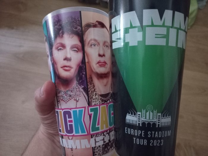 Vasos conmemorativos de Rammstein