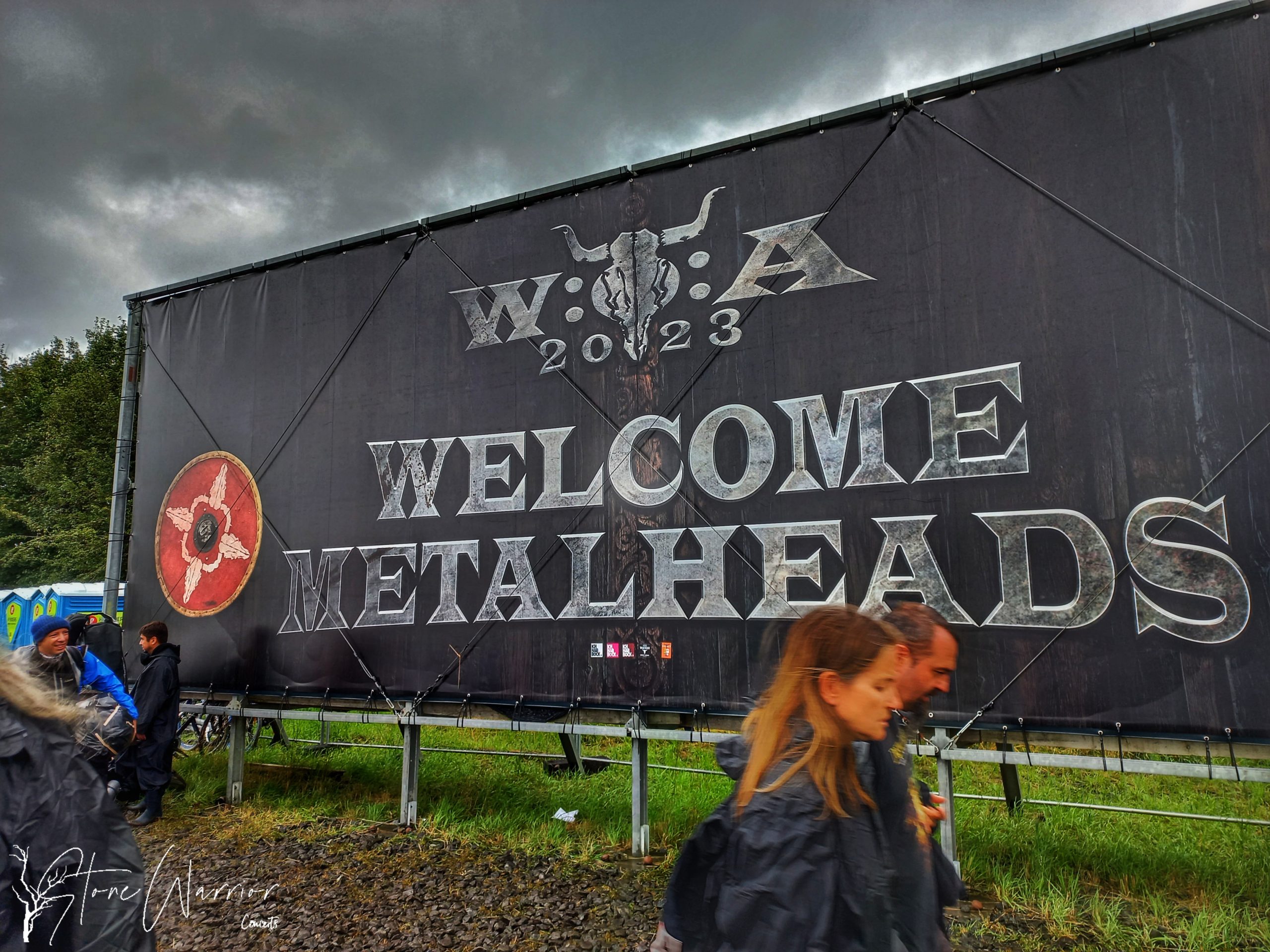 Cartel W:O:A 2023 - Metalheads Zona autobuses Wacken