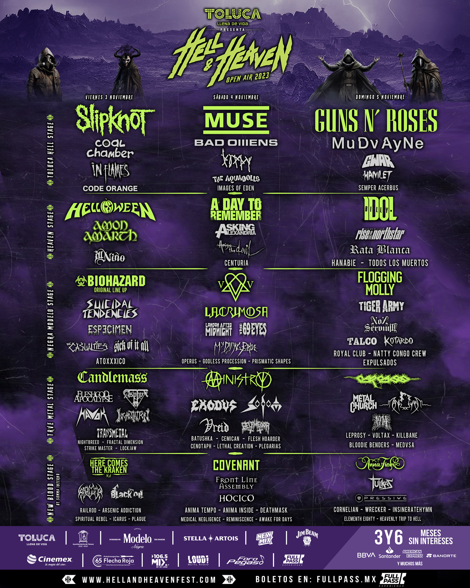 Cartel del Hell and Heaven Open Air Festival 2023