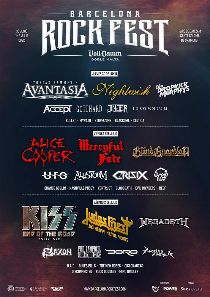 Cartel Rock Fest Barcelona 2022