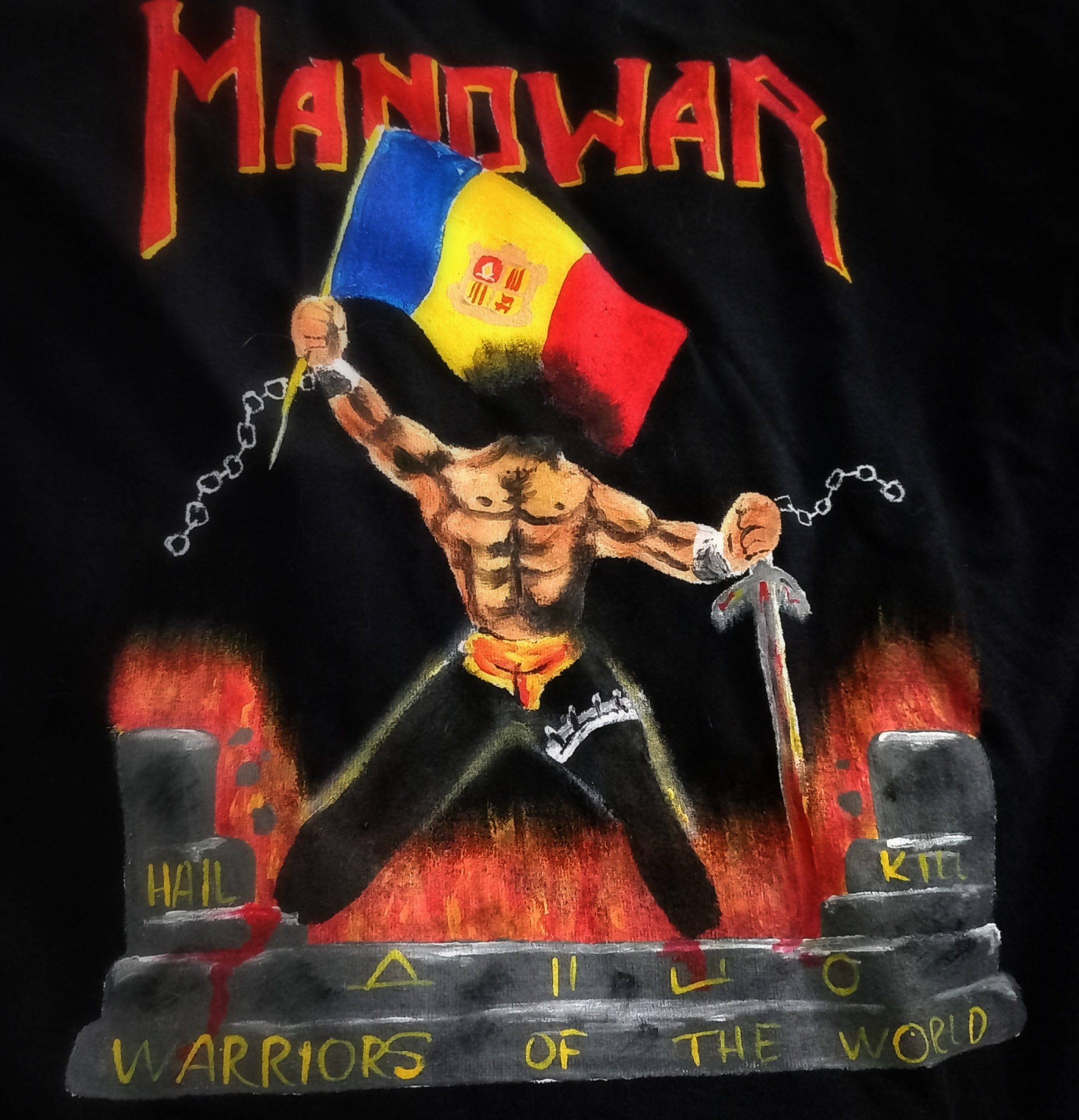 Dibujo Manowar 2023 Andorra Manowarrior