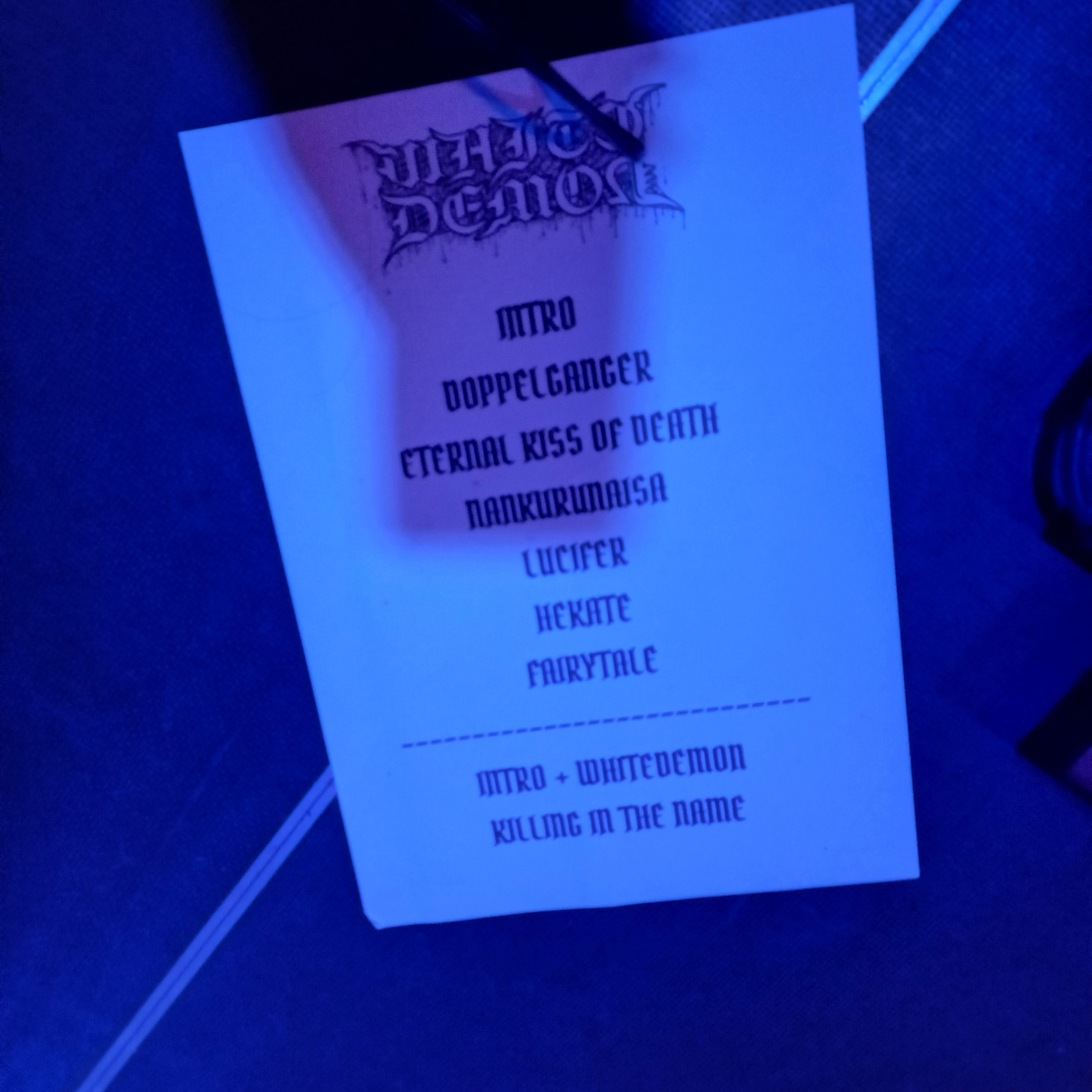 Setlist-WhiteDemon