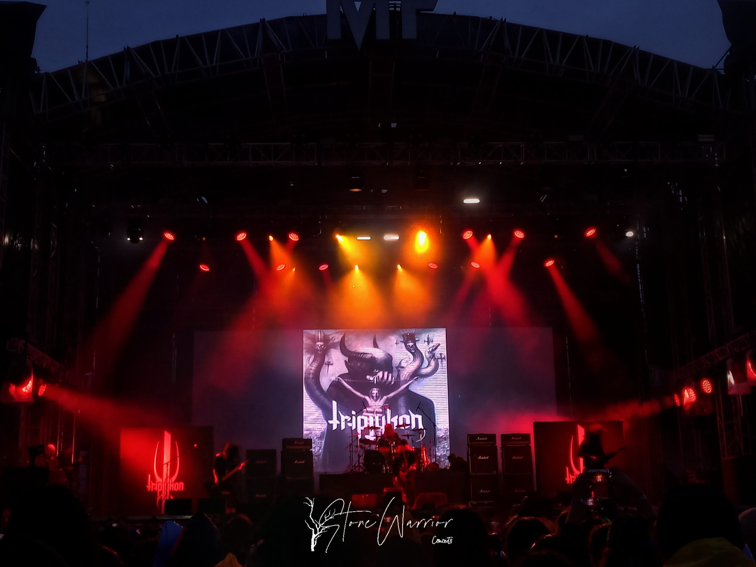 Actuación de Triptykon tocando Celtic Frost en el México Metal Fest 2023 MxMF