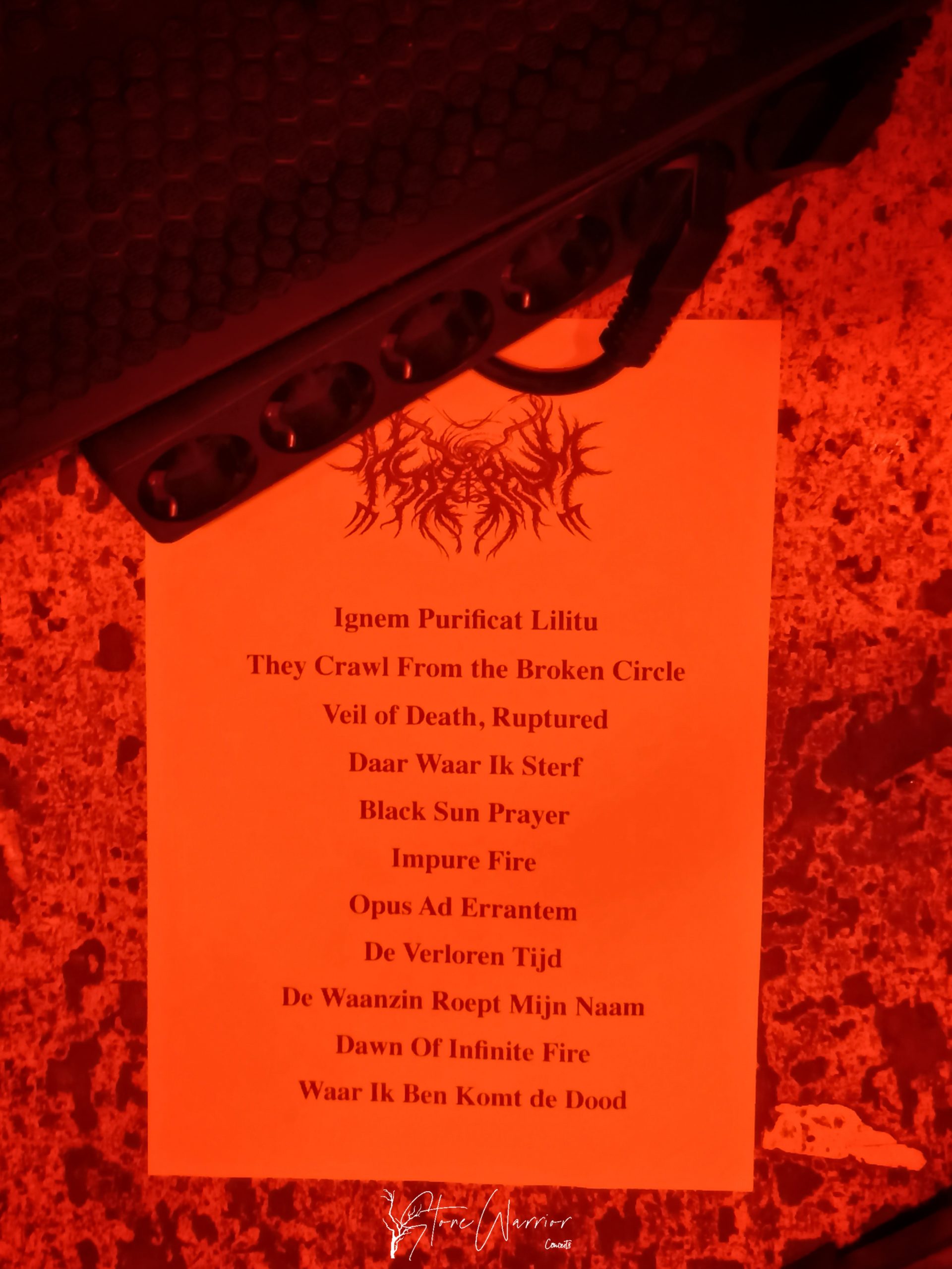 Setlist Asagraum Barcelona 2024 16 Febrero Sala Upload