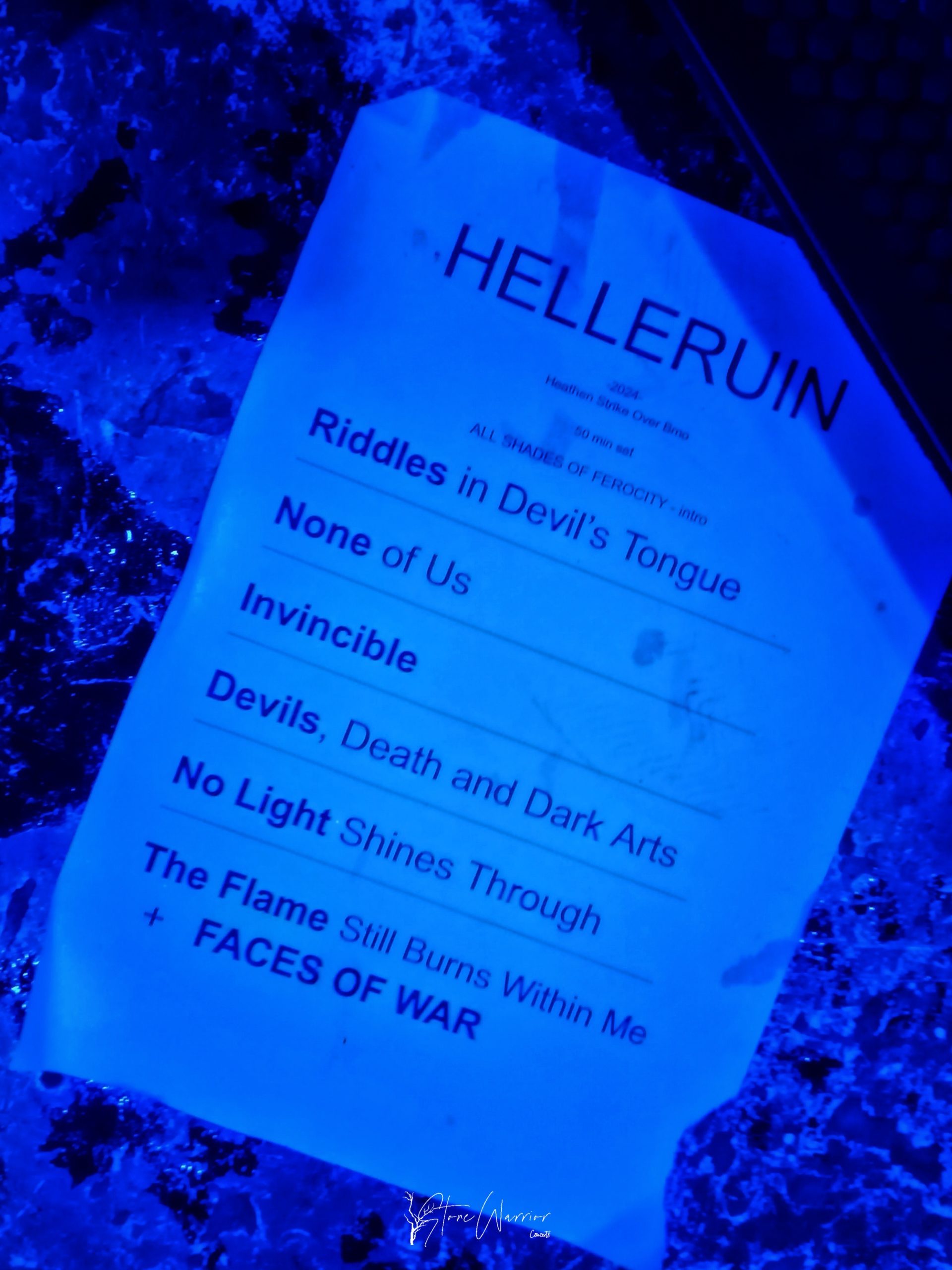 Setlist de Helleruin Barcelona 2024 16 febrero