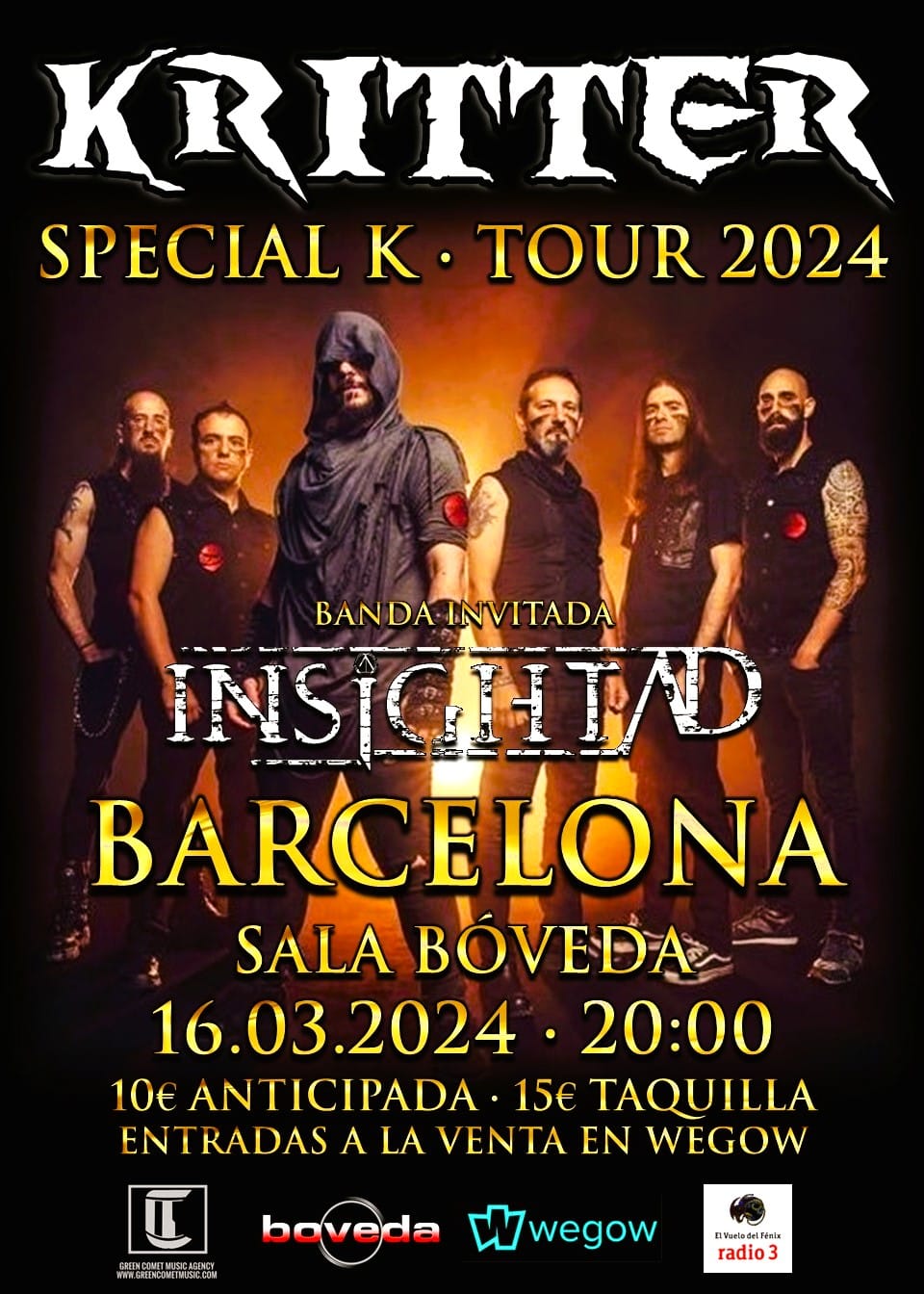 Cartel Kritter 2024 Barcelona