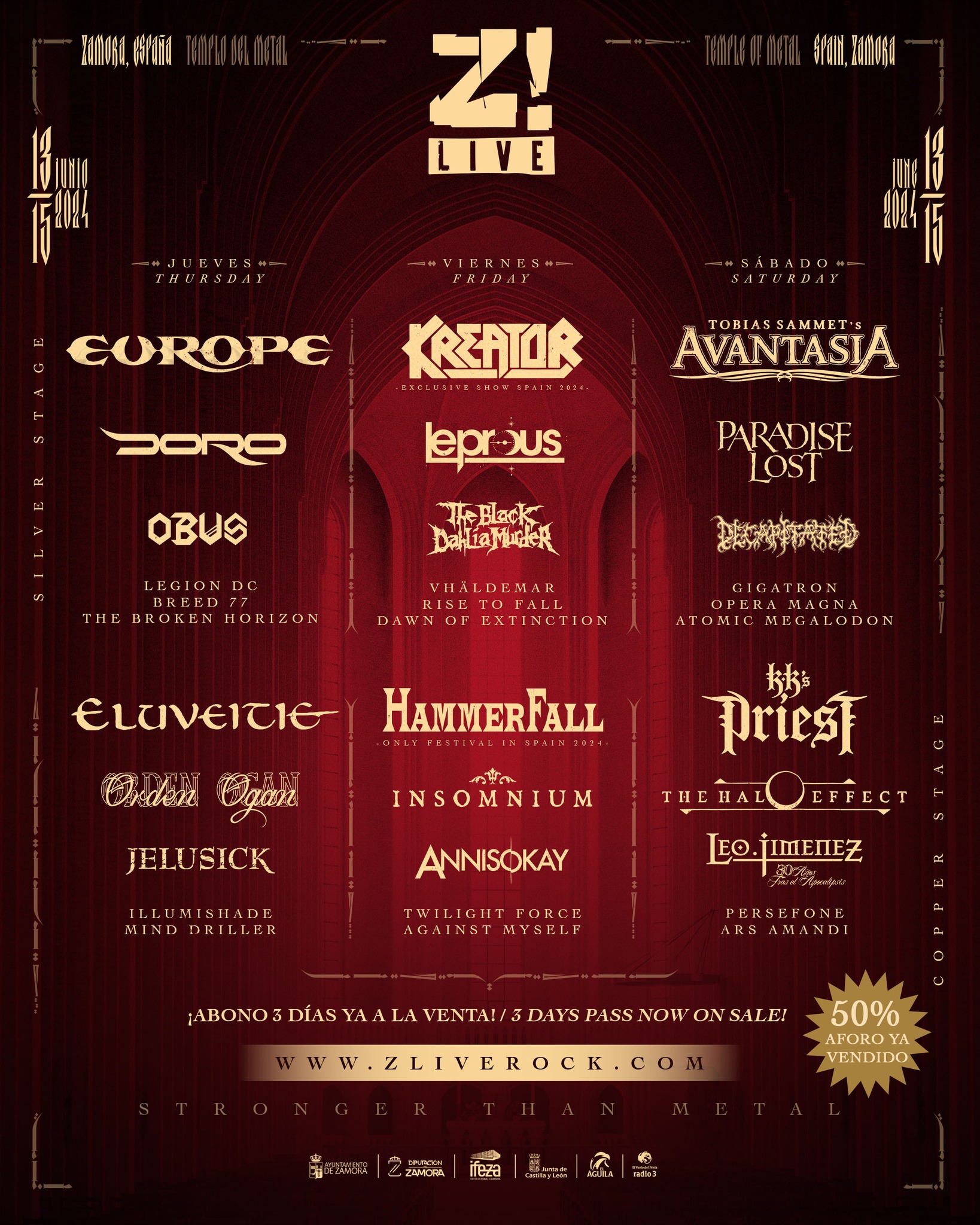 Z! Live Rock Fest 2024 Avances de cartel de festivales de verano 2024