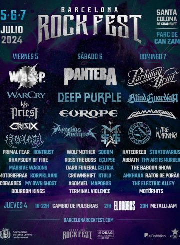 Cartel Barcelona Rock Fest 2024