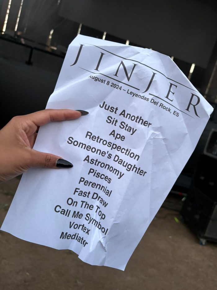 Setlist Jinjer Leyendas del Rock 2024