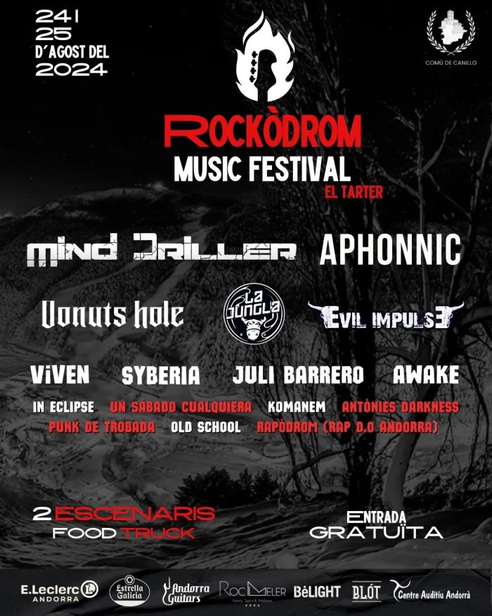 Cartel El Rockòdrom Music Fest 2024