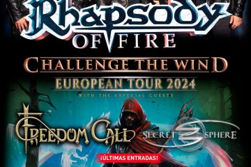 Cartel de gira de Rhapsody of Fire + Freedom Call + Secret Sphere