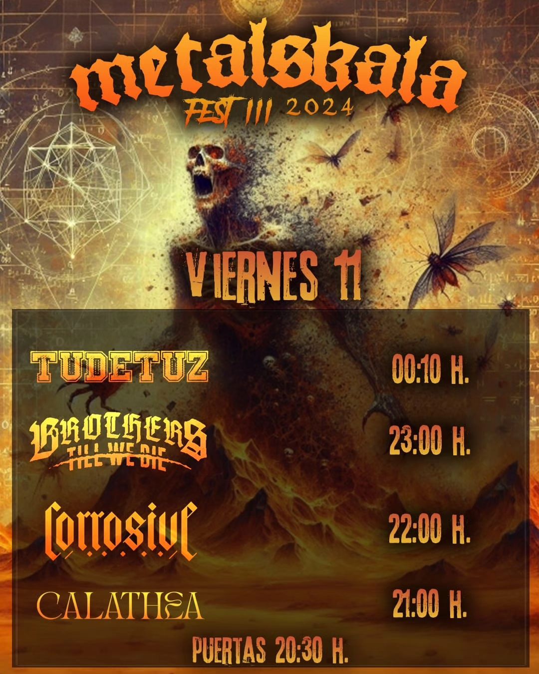 Horarios metalskala 2024