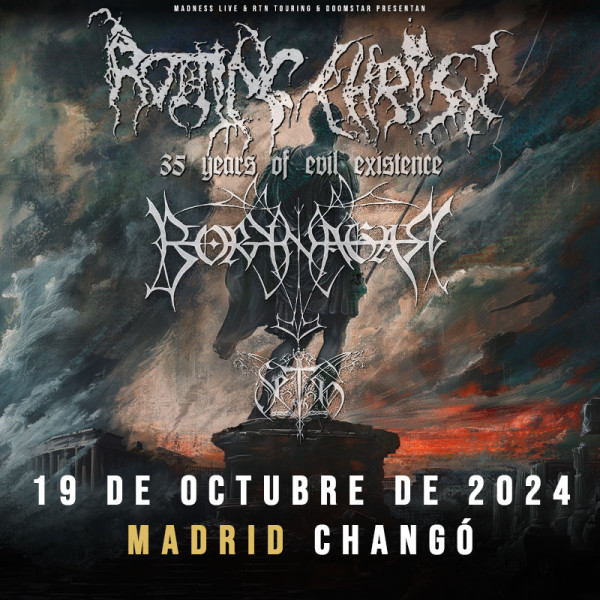 Crónica Rotting Christ + Borknagar + Seth. Changó, Madrid 2024